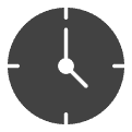 Digital kitchen timer with sleek black design for precise cooking and baking.