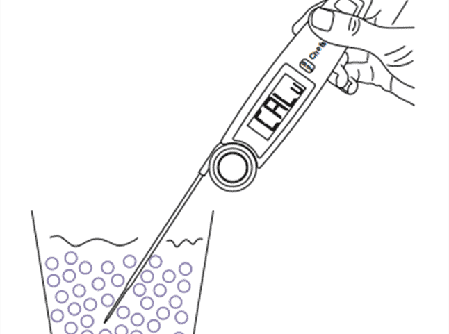 Chefstemp-thermometer calibration