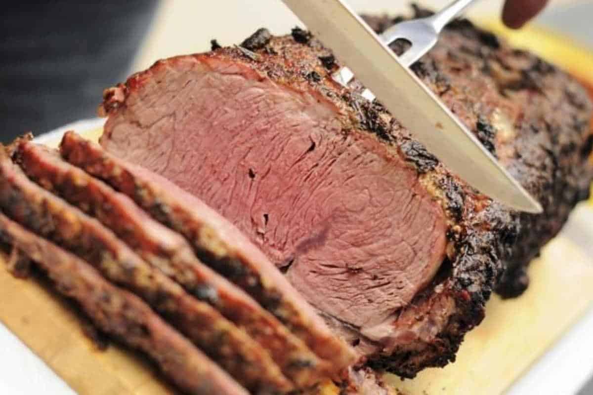 medium rare prime rib temp