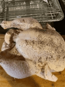 Raw chicken ready for cooking, fresh and prepped for culinary use.