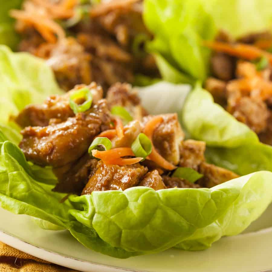 Chefstemp Shredded Chicken Lettuce Wraps