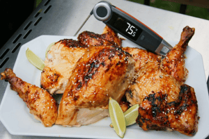 ChefsTemp Smokey Turkey Cooked with a Smoker Thermometer