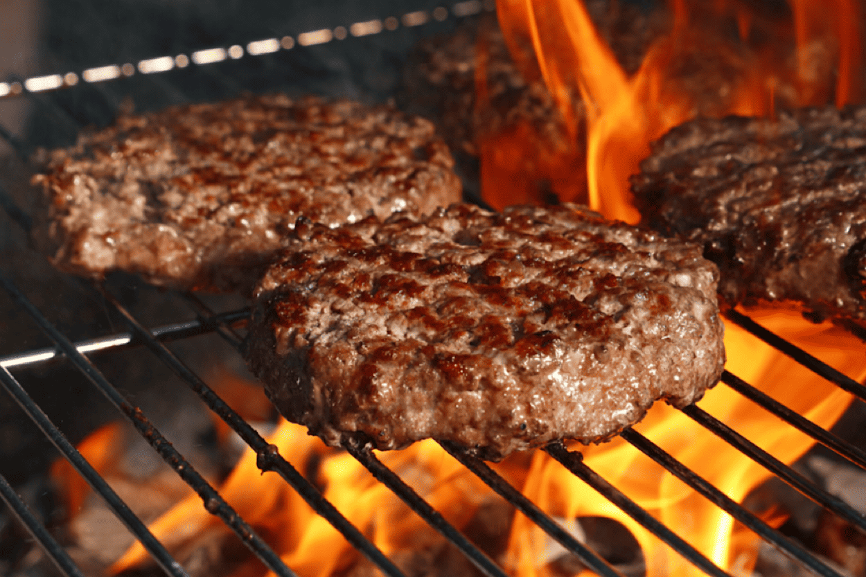 Grilling Hamburgers