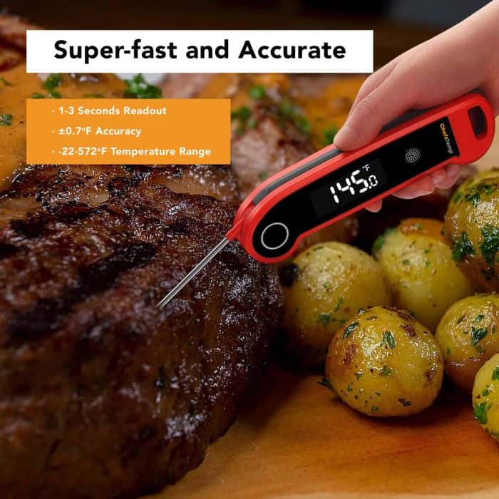 ChefsTemp X10 Lite Instant Read Meat Thermometer - Image 3