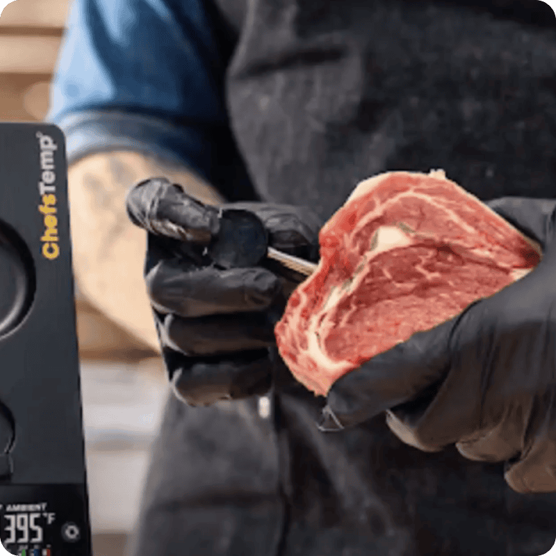 Precision cooking temperature probe.