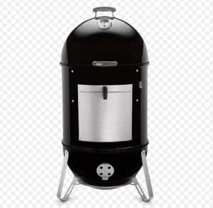 Wireless smoker grill with digital temperature control for precise outdoor cooking.