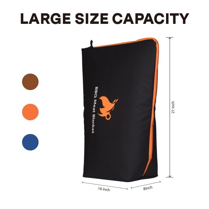 High-quality BBQ grill cover with large size, 21x16x8 inches, for outdoor grilling protection. Durable material with a BBQ ma.