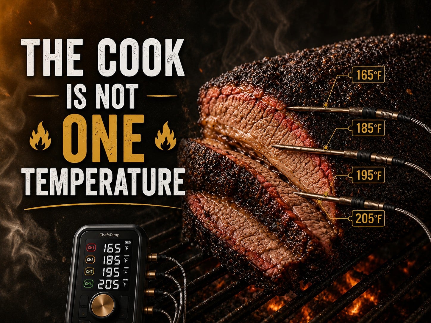 The Cook Is Not One Temperature